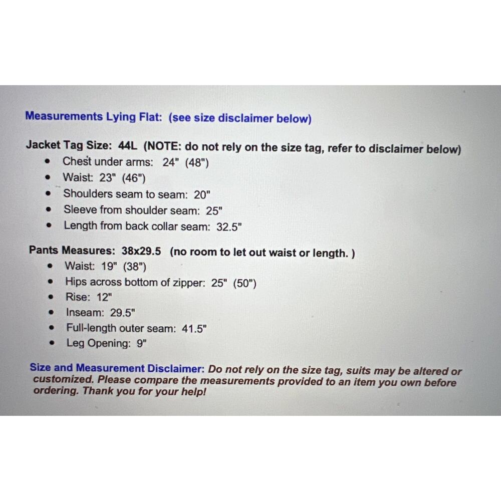 Vintage Austin Reed Suit 44L 38x29.5 Navy Blue Royal Banker's Stripe Virgin Wool - Picture 3 of 16